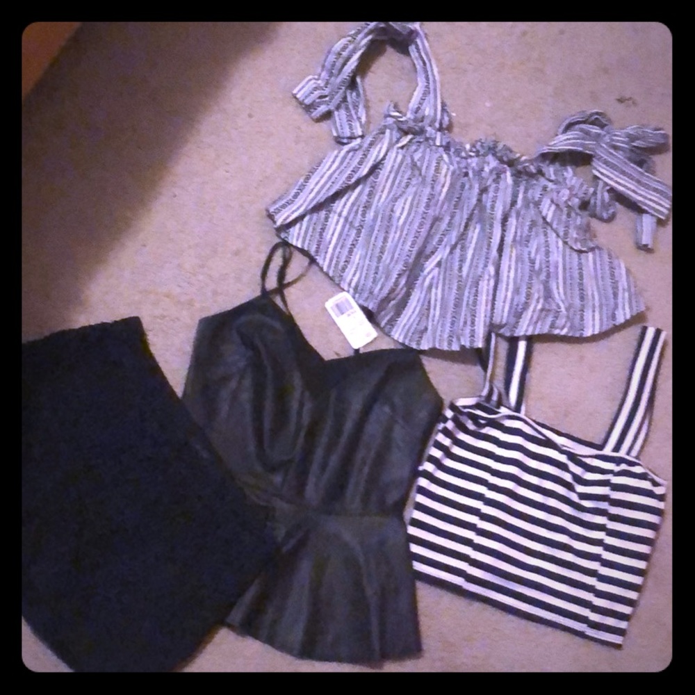Bundle of 3 tops and one shorts